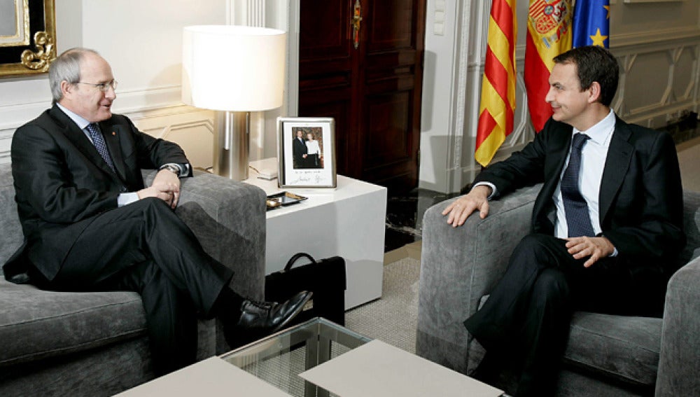 Reunión entre Zapatero y Montilla