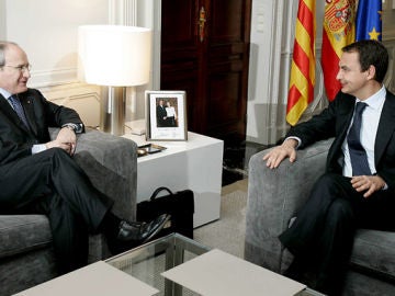 Reunión entre Zapatero y Montilla Reunión entre Zapatero y Montilla