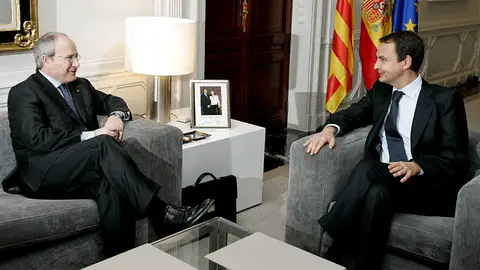 Reunión entre Zapatero y Montilla Reunión entre Zapatero y Montilla