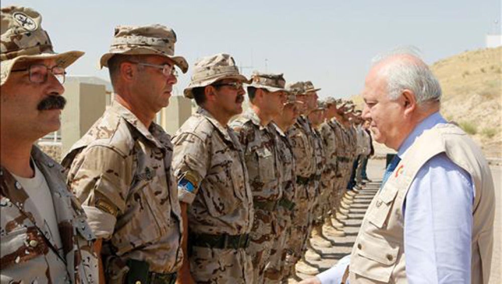 Visita de Moratinos a Afganistán