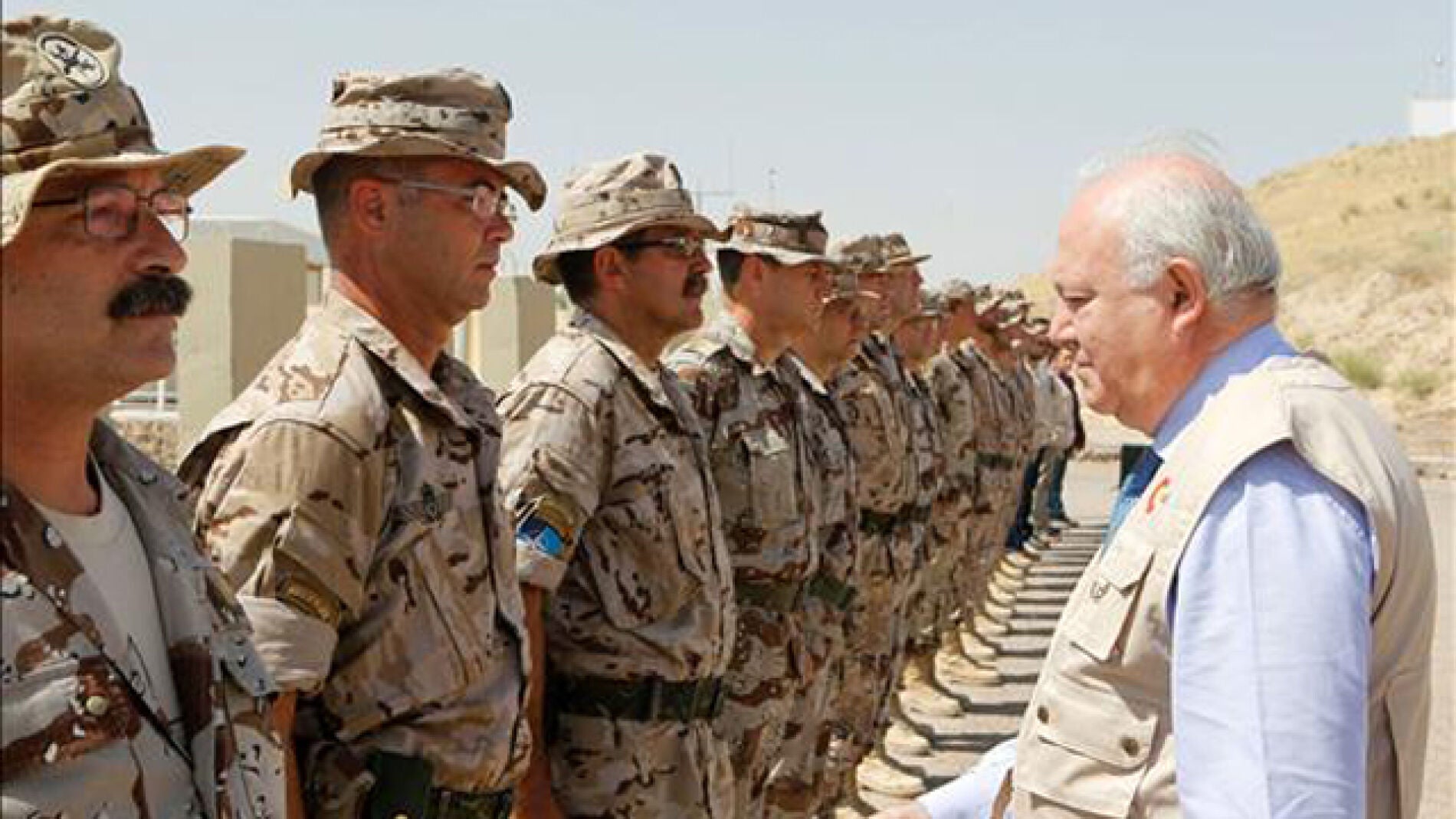 Visita de Moratinos a Afganist&aacute;n