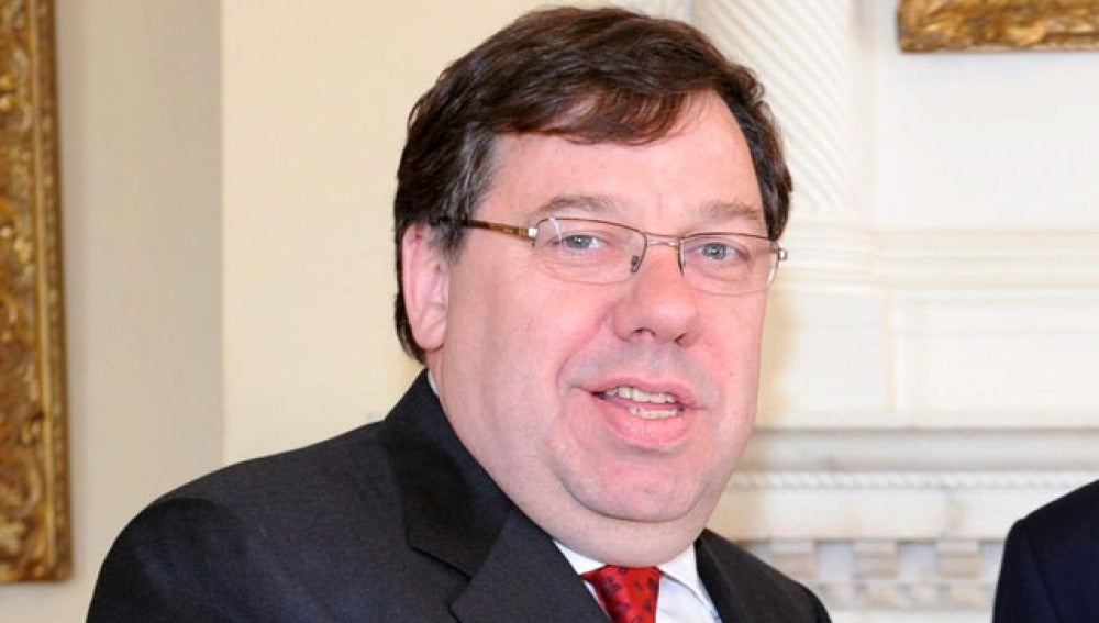 El primer ministro irlandés, Brian Cowen
