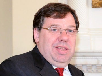 El primer ministro irlandés, Brian Cowen