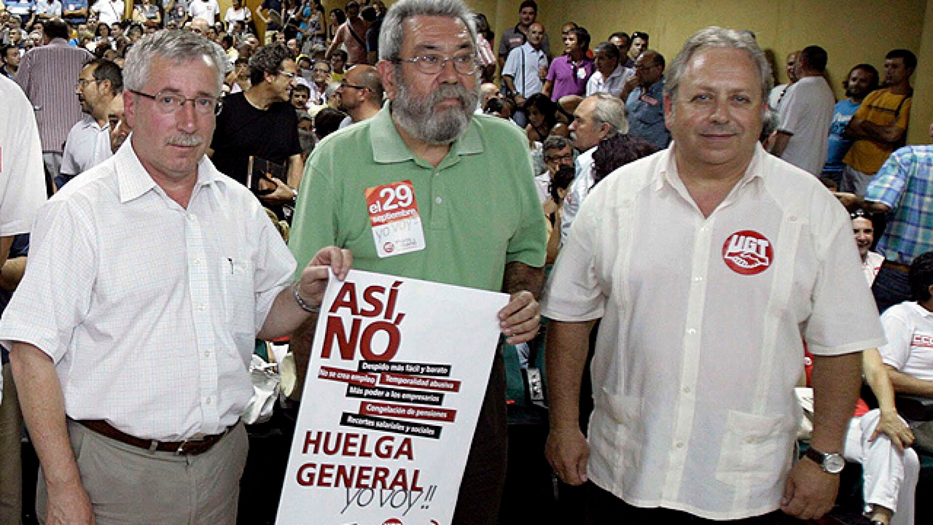 C&aacute;ndido M&eacute;ndez e Ignacio Fern&aacute;ndez Toxo