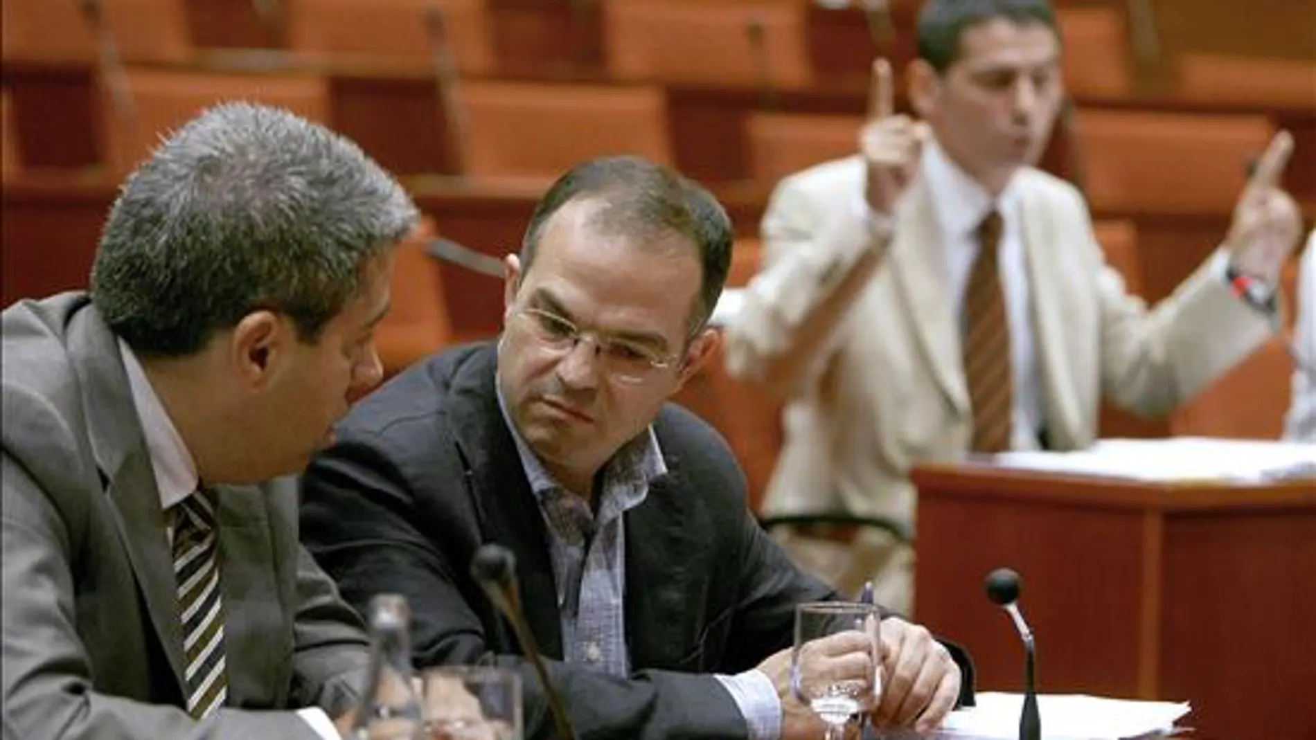 Jordi Turull y Francesc Homs de CiU Jordi Turull y Francesc Homs de CiU