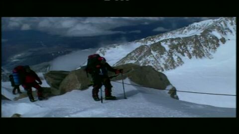 Monta&ntilde;eros discapacitados en el monte McKinley