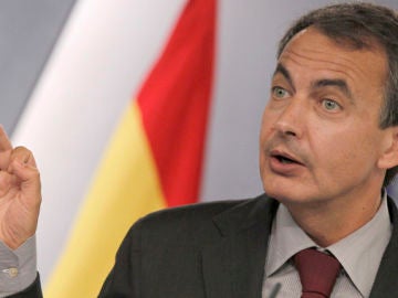 Zapatero en una comparecencia pública