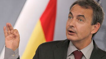 Zapatero en una comparecencia pública