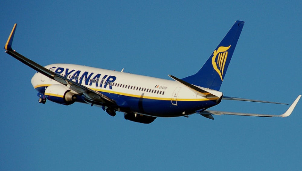 Avión de Ryanair