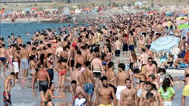Lleno total en las playas españolas Lleno total en las playas españolas