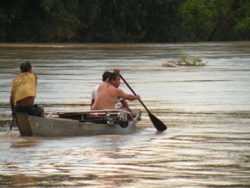 La búsqueda en el río Gallinas