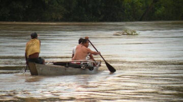 La búsqueda en el río Gallinas