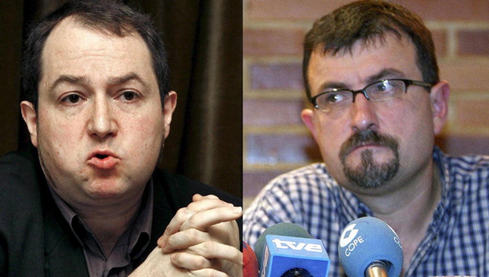 Fernaando Barrena y Juan José Petrikorena