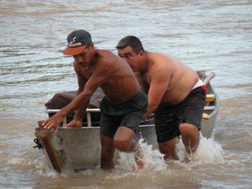 Naufragio en un río mexicano