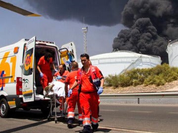 Incendio mortal en una refinería de Huelva