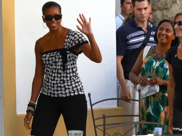 Michelle Obama pasea por Marbella Michelle Obama pasea por Marbella