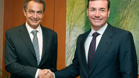 El presidente del Gobierno con Tomás Gómez El presidente del Gobierno con Tomás Gómez