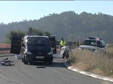 Ingresa en prisión el camionero que atropello a un ciclista en Pontevedra 