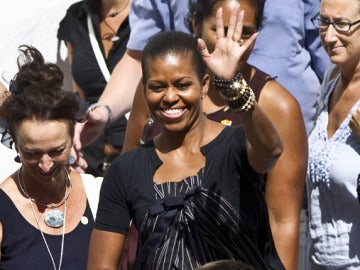 Michelle Obama en su visita a Ronda