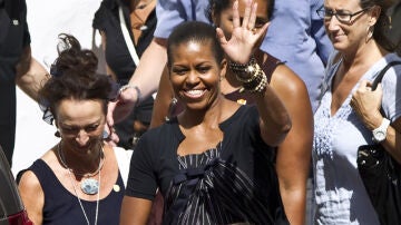 Michelle Obama en su visita a Ronda