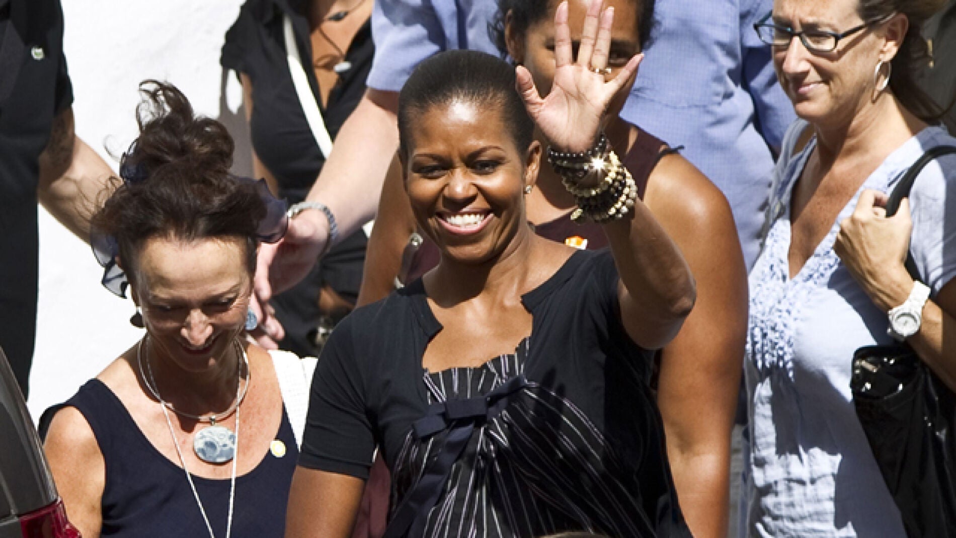 Michelle Obama en su visita a Ronda