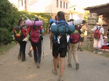 Peregrinos en el Camino de Santiago