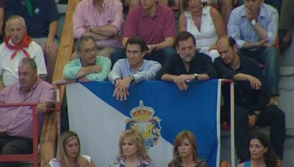 Blanco y Rajoy coinciden en los toros