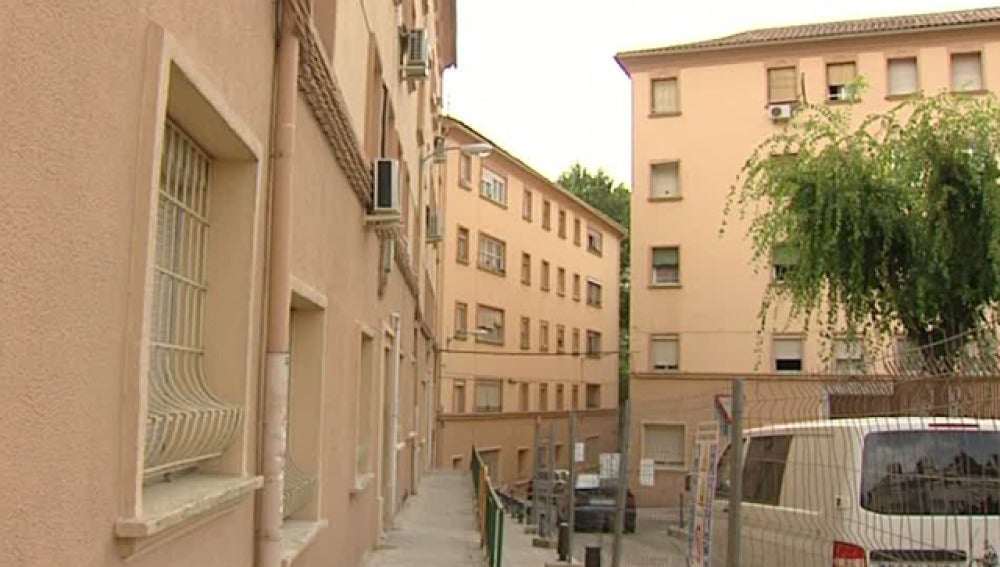 Fachada de una casa en Madrid