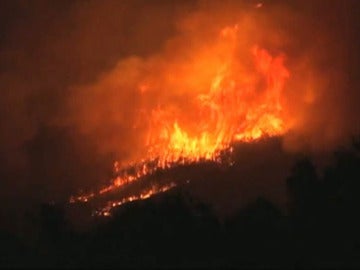 Incendio en Fornelos do Monte (Pontevedra)