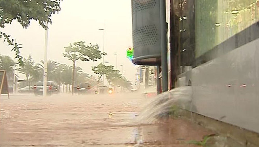 Lluvias en Gandía