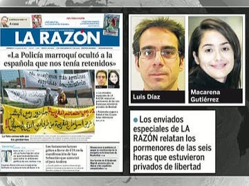 Detenidos dos periodistas de La Razón en Marruecos Detenidos dos periodistas de La Razón en Marruecos
