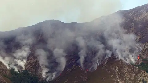 El incendio de Barjas, bajo control El incendio de Barjas, bajo control
