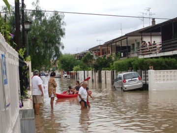 Calles inundadas