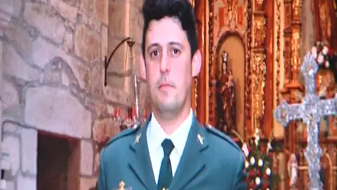 Instalada la capilla ardiente del guardia civil asesinado en el atraco de Pontevedra Instalada la capilla ardiente del guardia civil asesinado en el atraco de Pontevedra