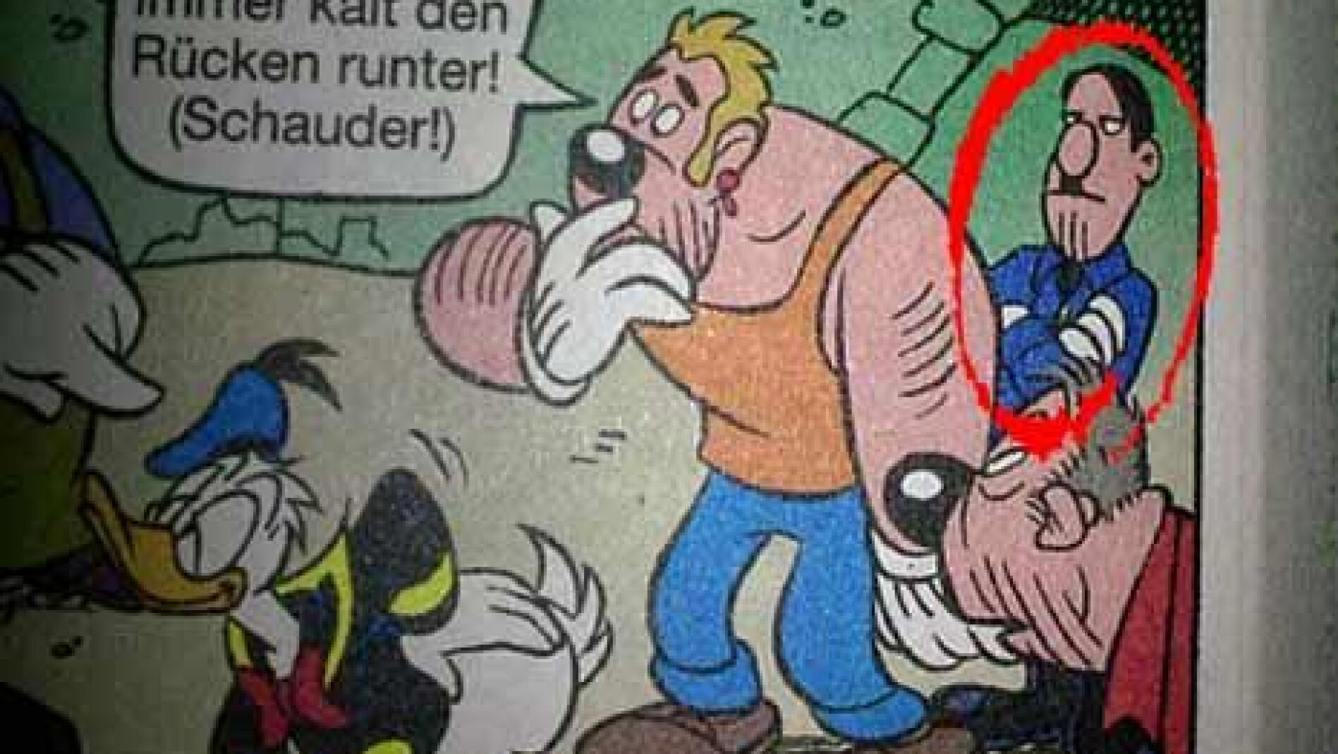 Descubren un dibujo de Hitler en un comic del pato Donald