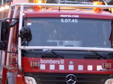 Camión de bomberos en Cataluña Camión de bomberos en Cataluña