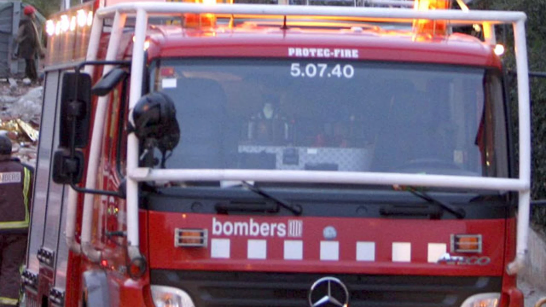 Camión de bomberos en Cataluña Camión de bomberos en Cataluña