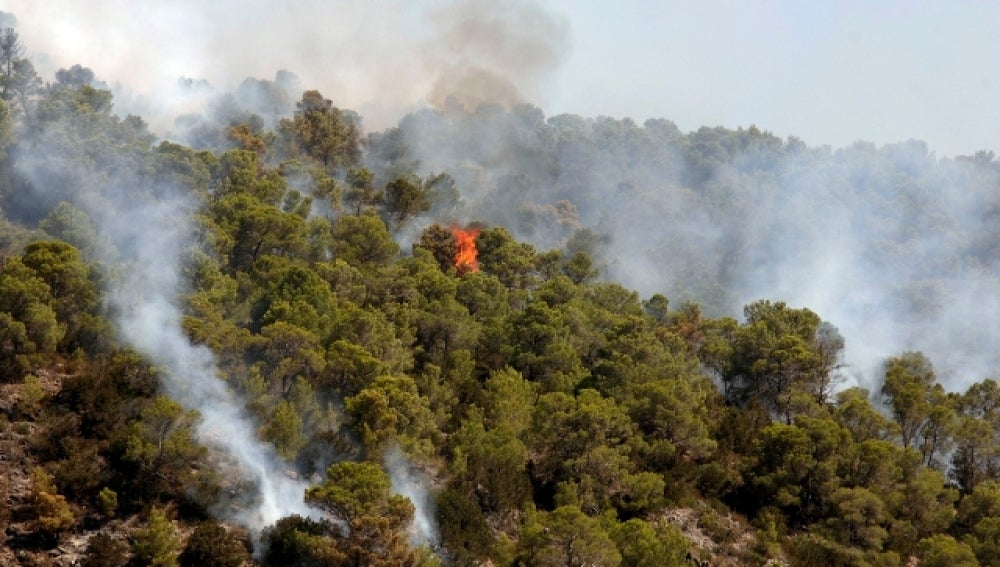 Incendio en Ibiza