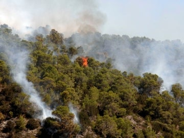 Incendio en Ibiza