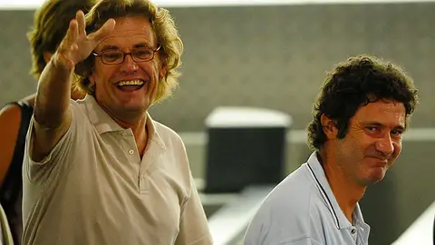 Albert Vilalta y Roque Pascual, felices en casa Albert Vilalta y Roque Pascual, felices en casa
