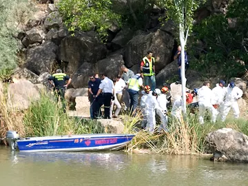 Un cadáver aparece en el río Miño Un cadáver aparece en el río Miño