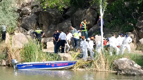 Un cadáver aparece en el río Miño Un cadáver aparece en el río Miño