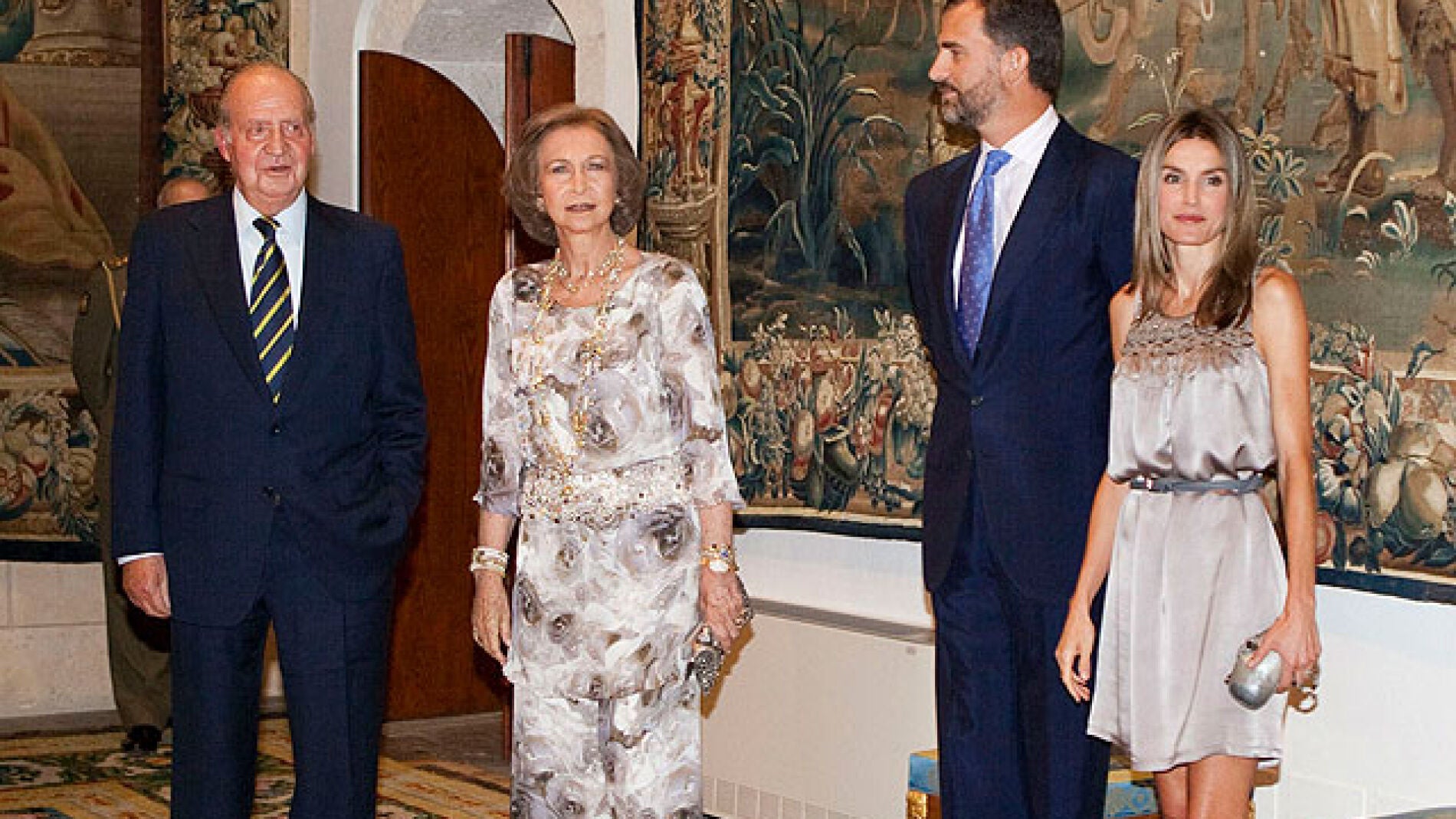 Recepci&oacute;n de autoridades en Marivent