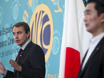 Zapatero ante el Japan National Press Club Zapatero ante el Japan National Press Club