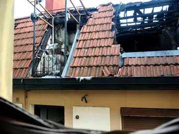 Incendio en un edificio de Bilbao Incendio en un edificio de Bilbao