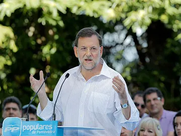 Mariano Rajoy, en Pontevedra Mariano Rajoy, en Pontevedra