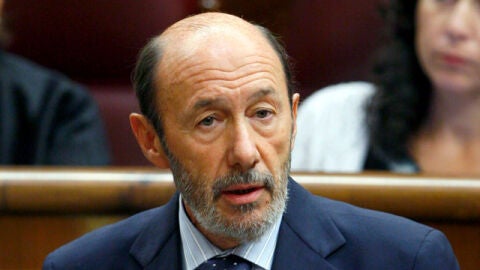 El ministro de Interior, Alfredo P&eacute;rez Rubalcaba