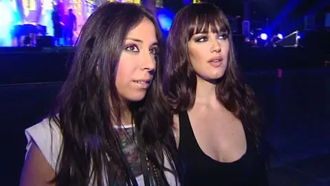 Las teloneras de Alejnadro Sanz Las teloneras de Alejnadro Sanz