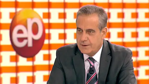 Celestino Corbacho, ministro de Trabajo, en Espejo Público Celestino Corbacho, ministro de Trabajo, en Espejo Público