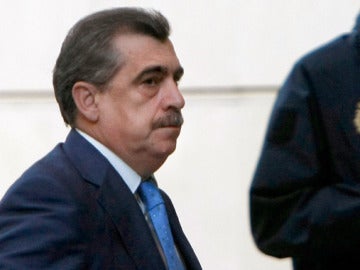 El juez Ismael Moreno en las puertas de la Audiencia Nacional